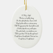 KRW O Heilige Kerstakerkarolornament Keramisch Ornament (Achterkant)