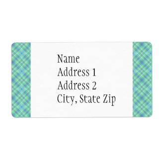 KRW Ocean Blue Aangepast verzendadres label