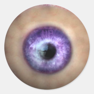 KRW Oog van het Monster Halloween Ronde Sticker