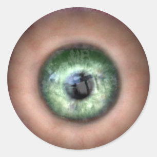 KRW Oog van het Monster Halloween Ronde Sticker