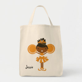 KRW Oranje Cheerleader Custom Party Canvas tas