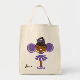 KRW Paarse Cheerleader Custom Party Canvas tas