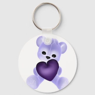 KRW Paarse Teddy Sleutelhanger
