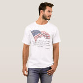 KRW Patriotic John F Kennedy Quote T-shirt (Voorkant volledig)