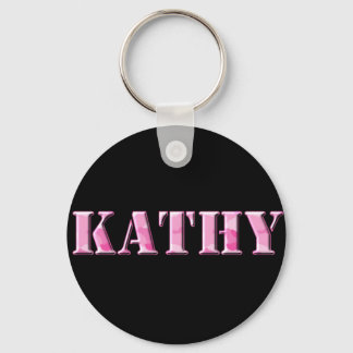 KRW Pink Camo Name Keychain - Kathy
