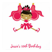 KRW Pink Cheerleader Birthday Autograaf Poster