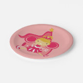 KRW Pink Cheerleader Party Paper Borden Papieren Bordje (Gekanteld)