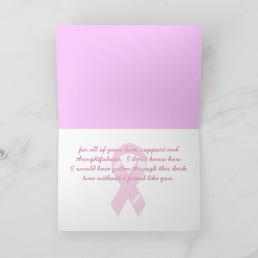 KRW Pink Ribbon - Heel erg bedankt (Binnen)