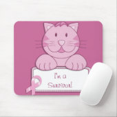 KRW Pink Ribbon overlevende Muismat (Met muis)