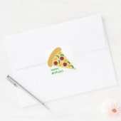 KRW Pizza Slice Birthday Party Sticker (Envelop)