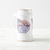 KRW Pledge of Allegiance Stein Bierpul (Voorkant links)