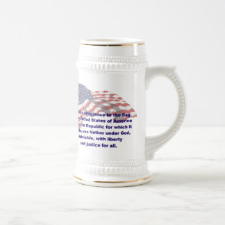 KRW Pledge of Allegiance Stein Bierpul