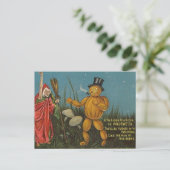 KRW pompoen Man Halloween Briefkaart (Staand voorkant)