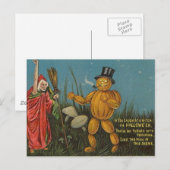 KRW pompoen Man Halloween Briefkaart (Voorkant / Achterkant)