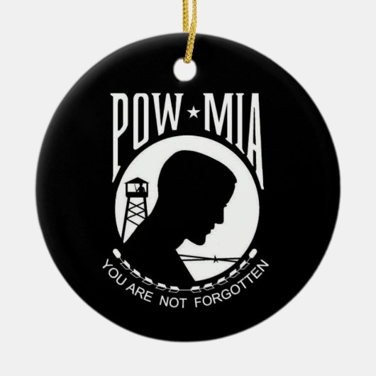 KRW POW/MIA Double Sided Ornament (Voorkant)