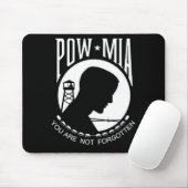 KRW POW - MIA U bent niet vergeten Muismat (Met muis)