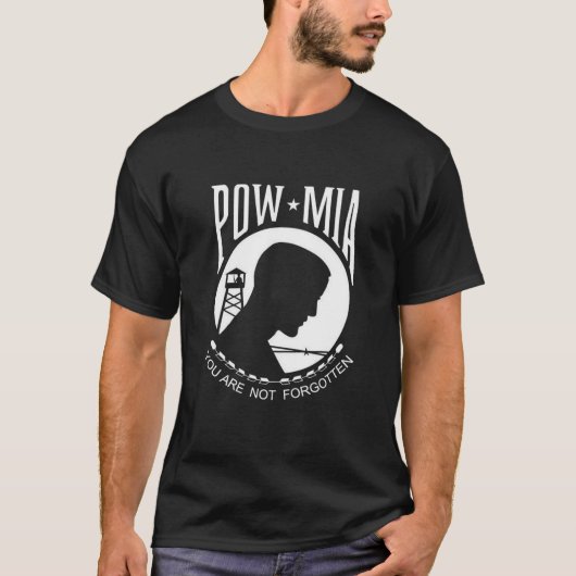 KRW POW-MIA U bent niet vergeten T-shirt (Voorkant)