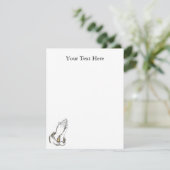 KRW Praying Hands 4.25x5.5 Blue Custom-uitnodiging Kaart (Staand voorkant)