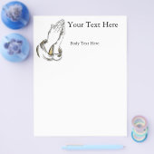 KRW Praying Hands Large Flyer Sjabloon (Enkel)