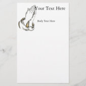 KRW Praying Hands Medium Flyer Sjabloon (Voorkant)