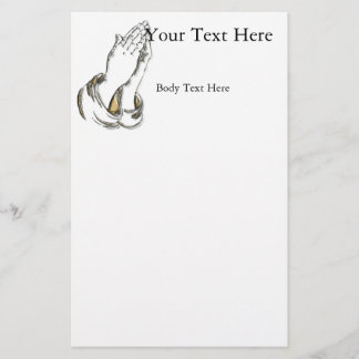 KRW Praying Hands Medium Flyer Sjabloon