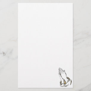 KRW Praying Hands Stationery Briefpapier