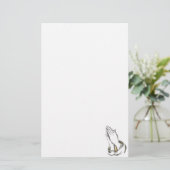 KRW Praying Hands Stationery Briefpapier (Staand voorkant)