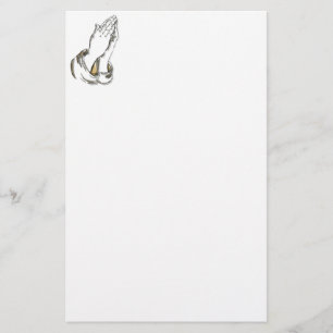 KRW Praying Hands Stationery Briefpapier