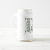 KRW - R - Celtic Monogrammed Stein Bierpul (Voorkant links)
