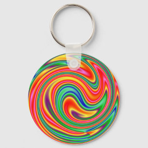 KRW Rainbow Swirl Sleutelhanger