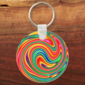 KRW Rainbow Swirl Sleutelhanger (Voorkant)