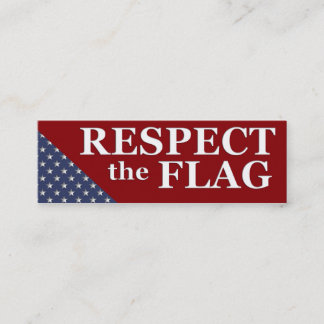 KRW respecteert de vlag Verenigde Staten Pride Car Mini Visitekaartje