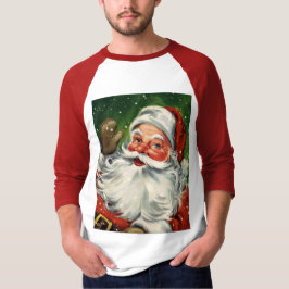 KRW Retro Santa Raglan Shirt