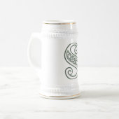 KRW - S - Celtic Monogrammed Stein Bierpul (Voorkant links)
