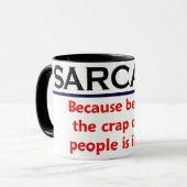 KRW Sarcasm Funny Joke Mok (Voorkant links)