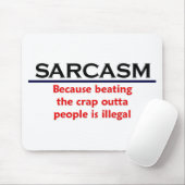 KRW Sarcasm Funny Joke Muismat (Met muis)