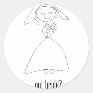 KRW Schattige Got Bride? Bruiloft Sticker - Seal