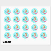 KRW Schattige Roze Zeemeermin Custom Sticker (Vel)