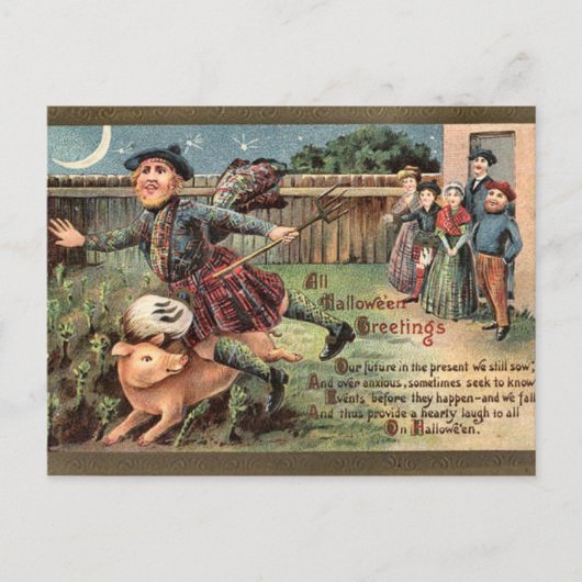 KRW  Scottish Halloween Briefkaart (Voorkant)