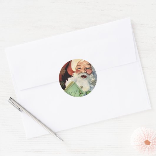 KRW  Sinterklaas Kerst sticker (Envelop)