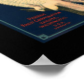 KRW  sneeuwknollen Apple Fruit Crate Lable Poster (Hoek)