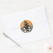 KRW  Sneeuwman Familie Kerst sticker (Envelop)
