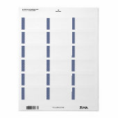 KRW Star of David Blank Adreslabel Etiket (Full Sheet)
