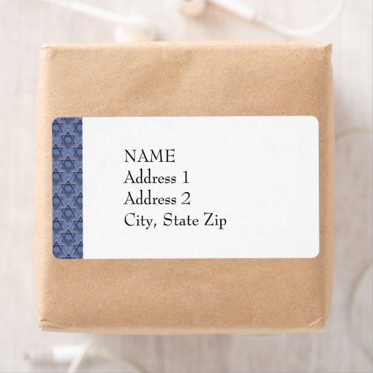 KRW Star of David Custom Verzendlabel (Insitu)