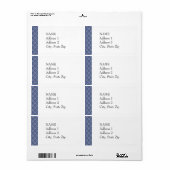 KRW Star of David Custom Verzendlabel (Full Sheet)