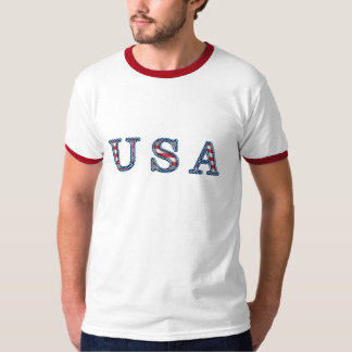KRW Stars and Stripes USA Patriotic T-shirt