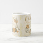 KRW stijl Parijs Rozen en Mok Eiffeltoren (Center)