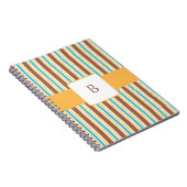 KRW Summer Breeze aangepaste monogram notebook Notitieboek (Rechterzijde)