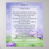 KRW The Lord is My Shepherd Psalm 23 Print (Voorkant)