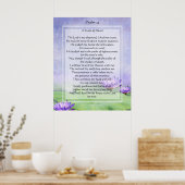 KRW The Lord is My Shepherd Psalm 23 Print (Keuken)